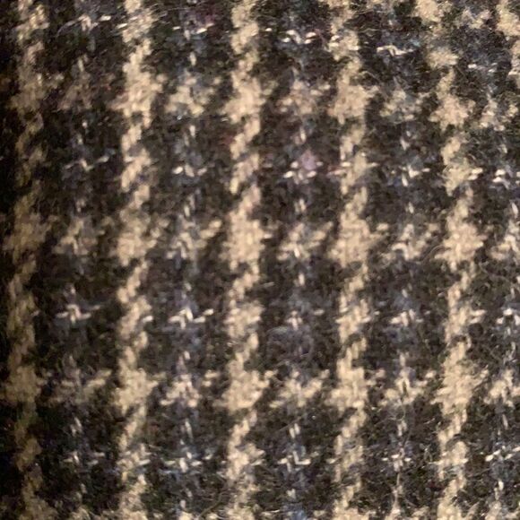 TOPSHOP Mini Skirt Plaid Preppy Harajuku Academia Lace Hem Black Tan Grey 4 - Picture 4 of 5
